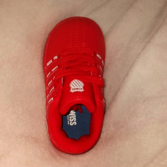 K-Swiss Infant Red Shoes - Picture 1 of 4